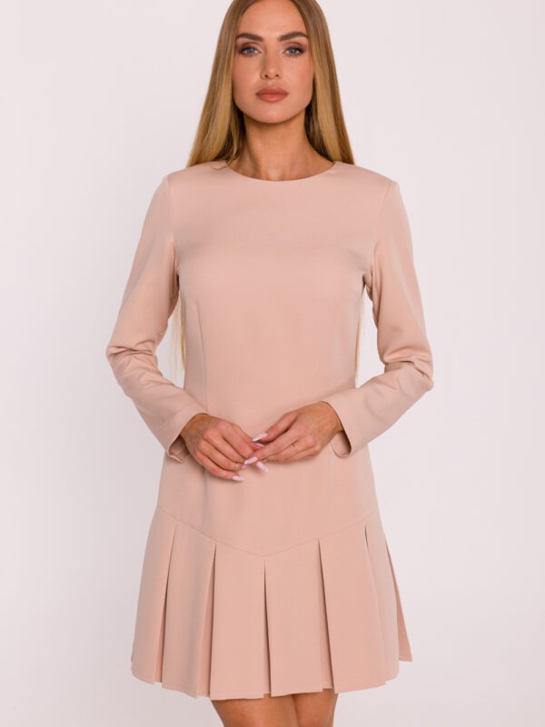 Sukienka Model MOE872 Beige - Moe