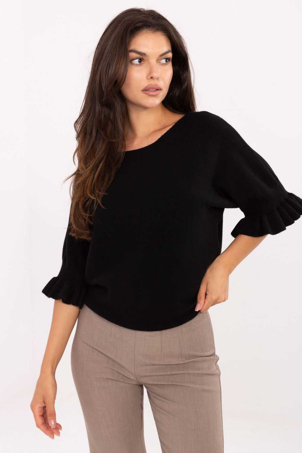 Sweter Damski Model IT-SW-99244.65 Black - Italy Moda