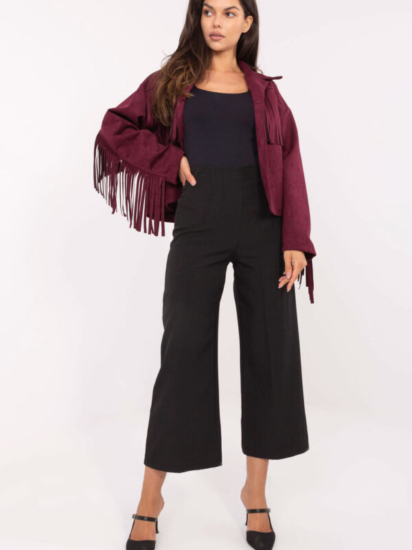 Spodnie Damskie Model IT-SP-FL9068.96 Black - Rue Paris