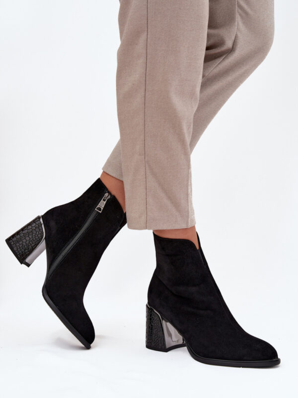 Botki Model Vinceza 66801 Black Zamsz - Step in style