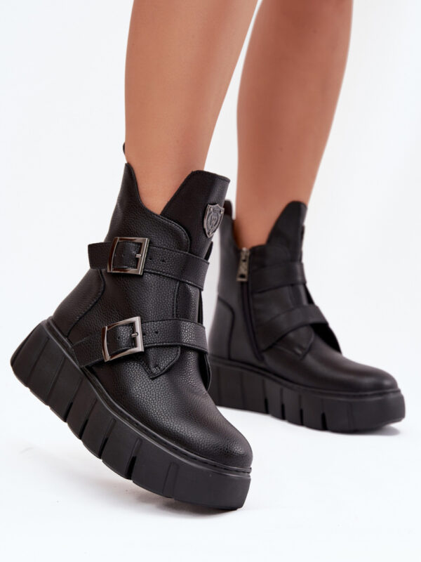 Botki Model Vinceza 66842 Black - Step in style