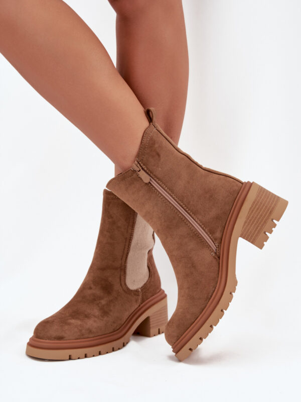 Sztyblety Model Zoralia NS521P Dark Beige - Step in style