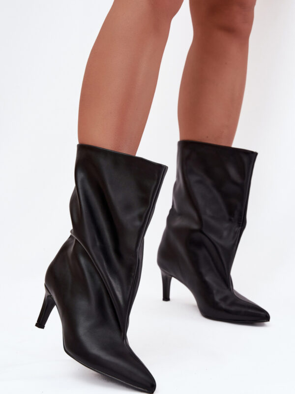 Botki Model Solvienne CLS-579 Black Skóra - Step in style