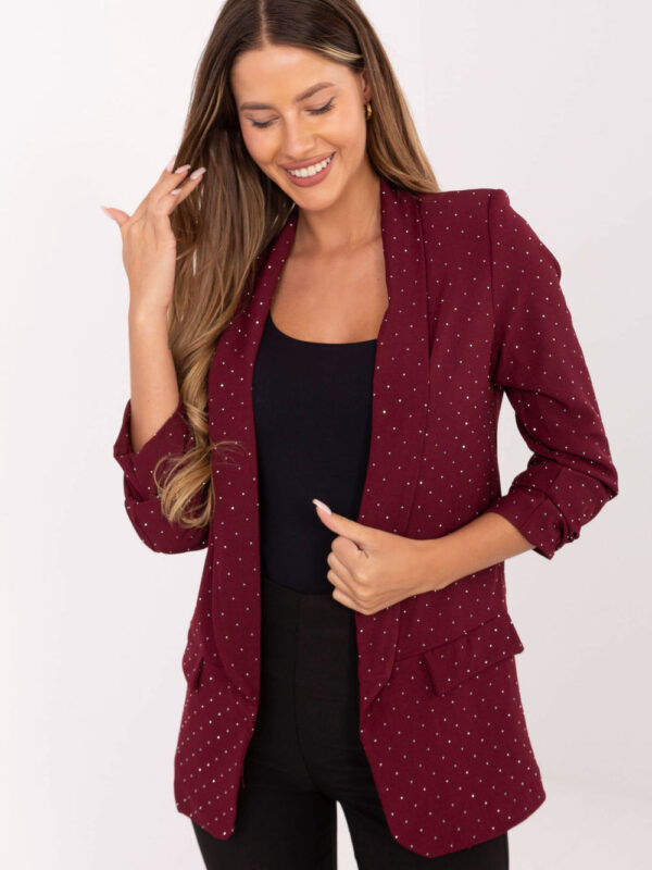 Marynarka Model IT-MA-7684.81 Bordo - Italy Moda