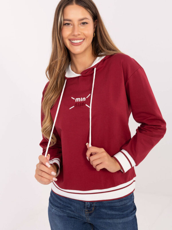 Bluza Damska Model RV-BL-A857.47 Bordo - Relevance