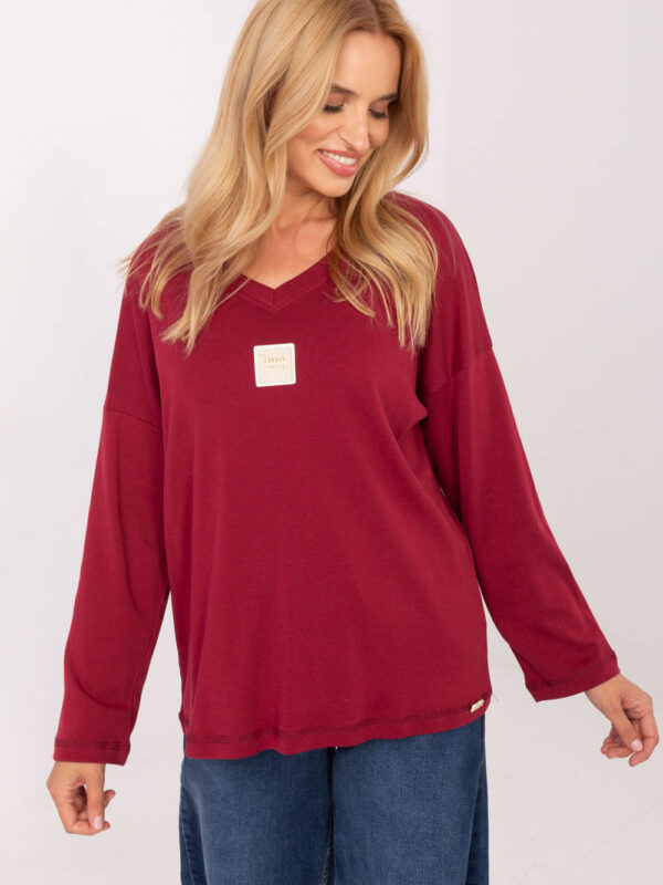 Bluzka Model RV-BZ-A852.51 Bordo - Relevance