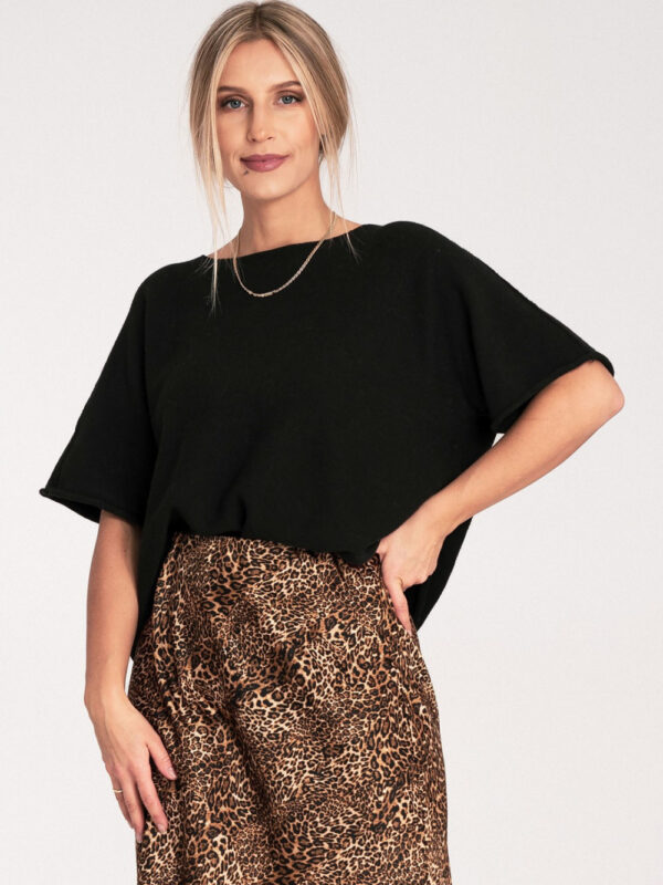Sweter Damski Model M1102 Black - Figl