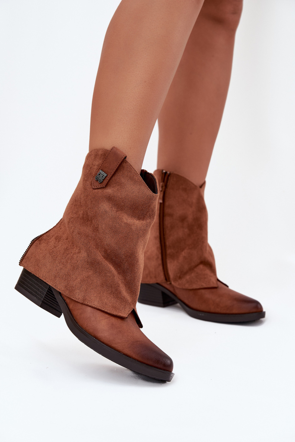 Botki Model Sylvette RMR2382-10 Camel - Step in style
