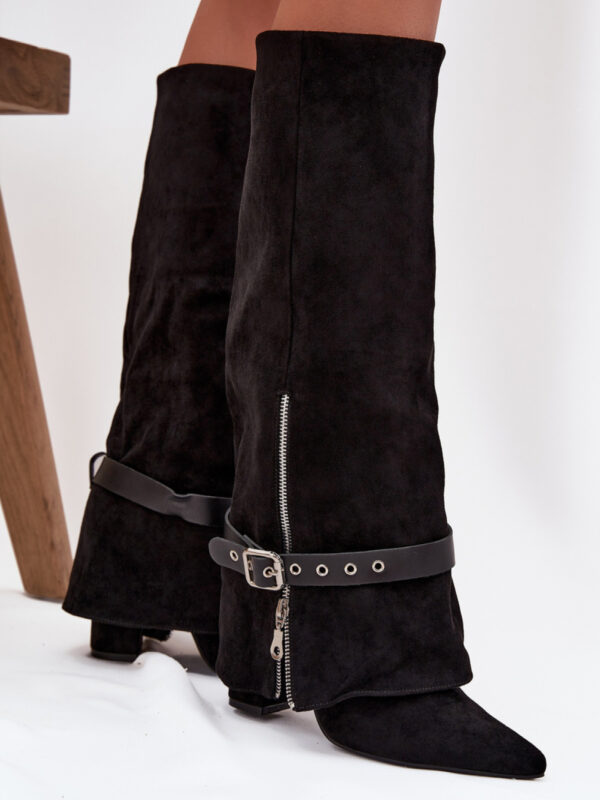 Kozaki Model Jolivine 2502A-1 Black Zamsz - Step in style