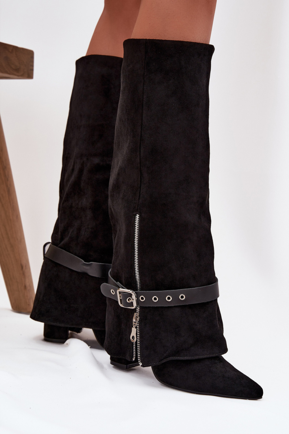 Kozaki Model Jolivine 2502A-1 Black Zamsz - Step in style