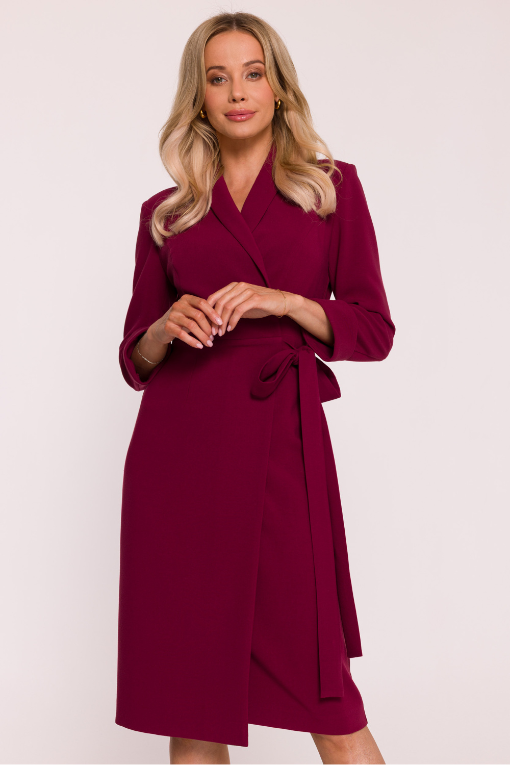 Sukienka Model S415 Bordo - Stylove