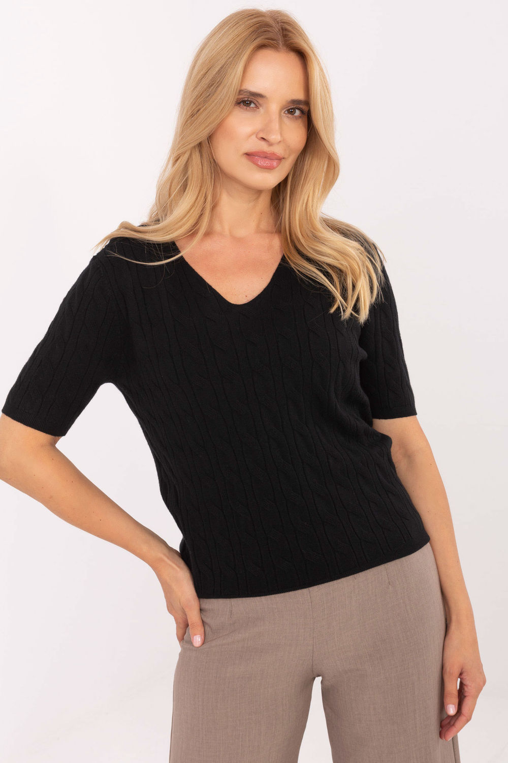 Sweter Damski Model PM-SW-B-615.18 Black - Factory Price