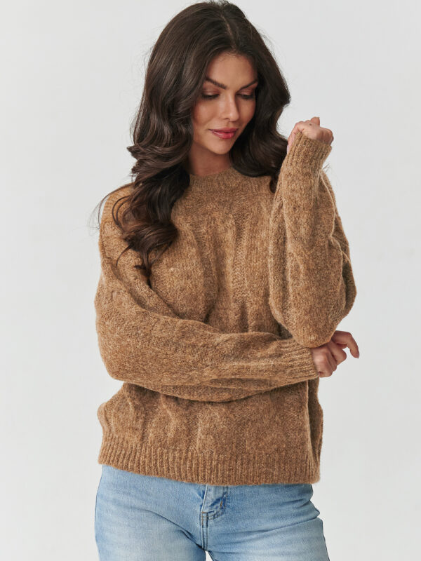 Sweter Damski Model S169 Ochra - Makadamia
