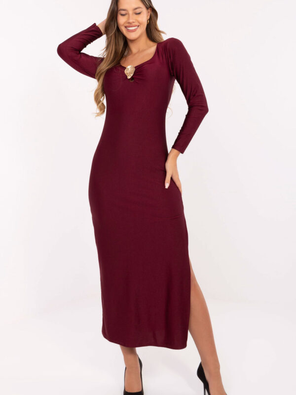 Sukienka Model IT-SK-21619.97 Bordo - Italy Moda