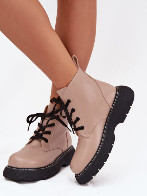 Botki Model Harmine LQ-26 Dark Beige - Step in style
