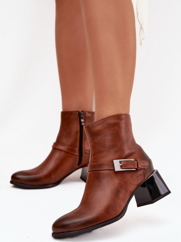 Botki Model Zazoo 60562 Brown - Step in style