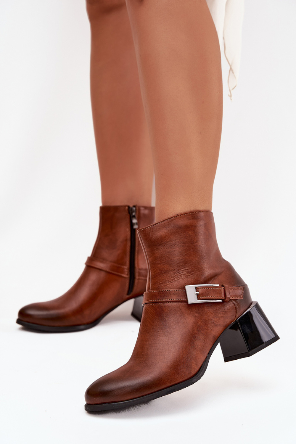 Botki Model Zazoo 60562 Brown - Step in style