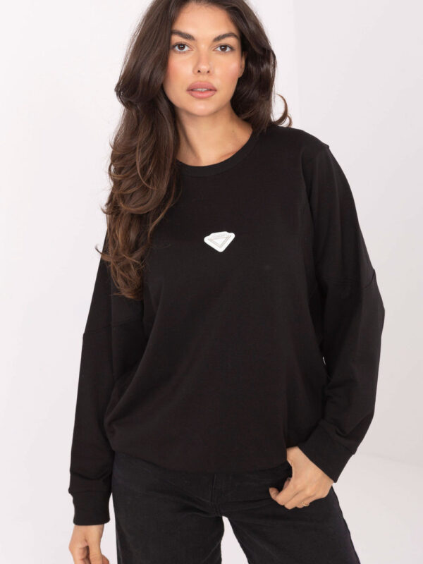 Bluza Damska Model RV-BL-A877.19P Black - Rue Paris