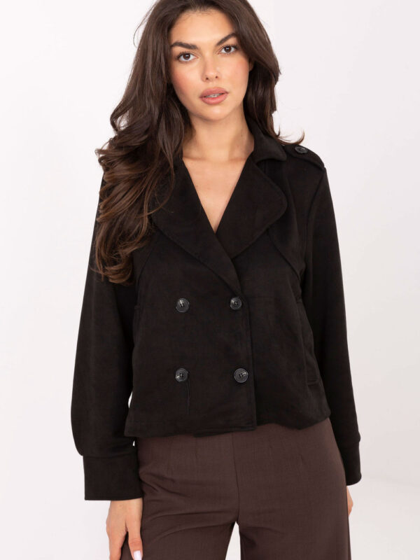 Płaszcz Damski Model MI-KR-A5157.83 Black - Rue Paris
