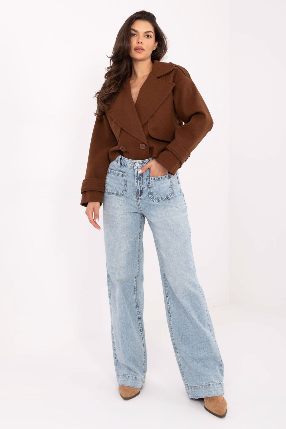 Spodnie Jeansy Damskie Model D80018BB62456L191 Light Blue - Sublevel