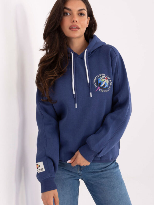 Bluza Damska Model D10600BK02784A Dark Blue - Sublevel