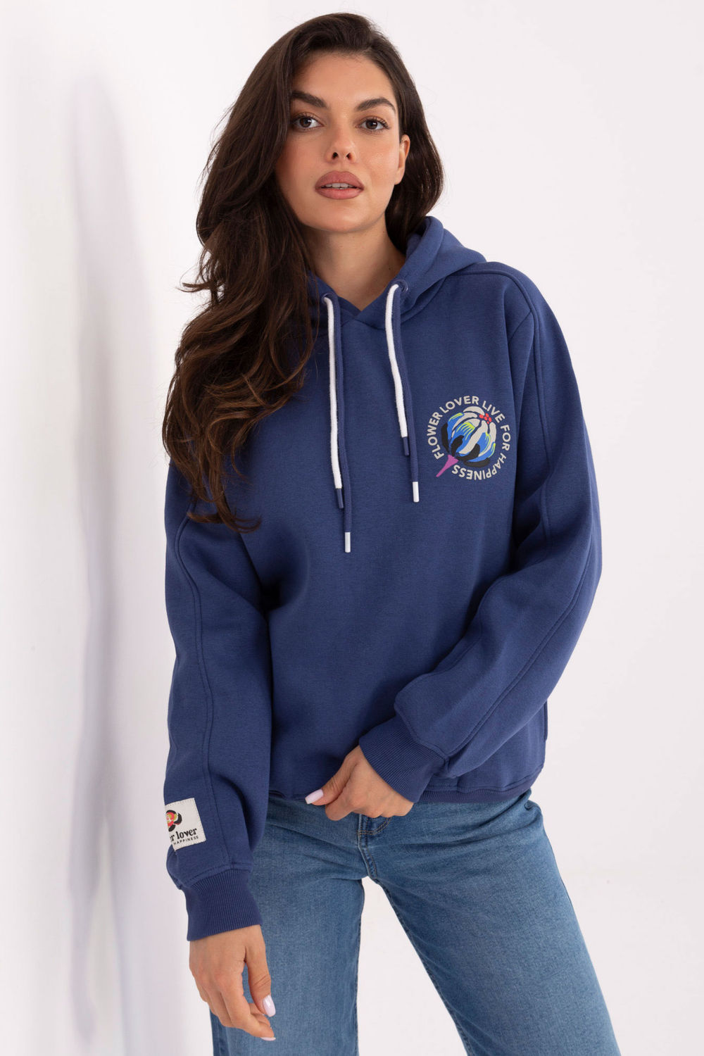 Bluza Damska Model D10600BK02784A Dark Blue - Sublevel