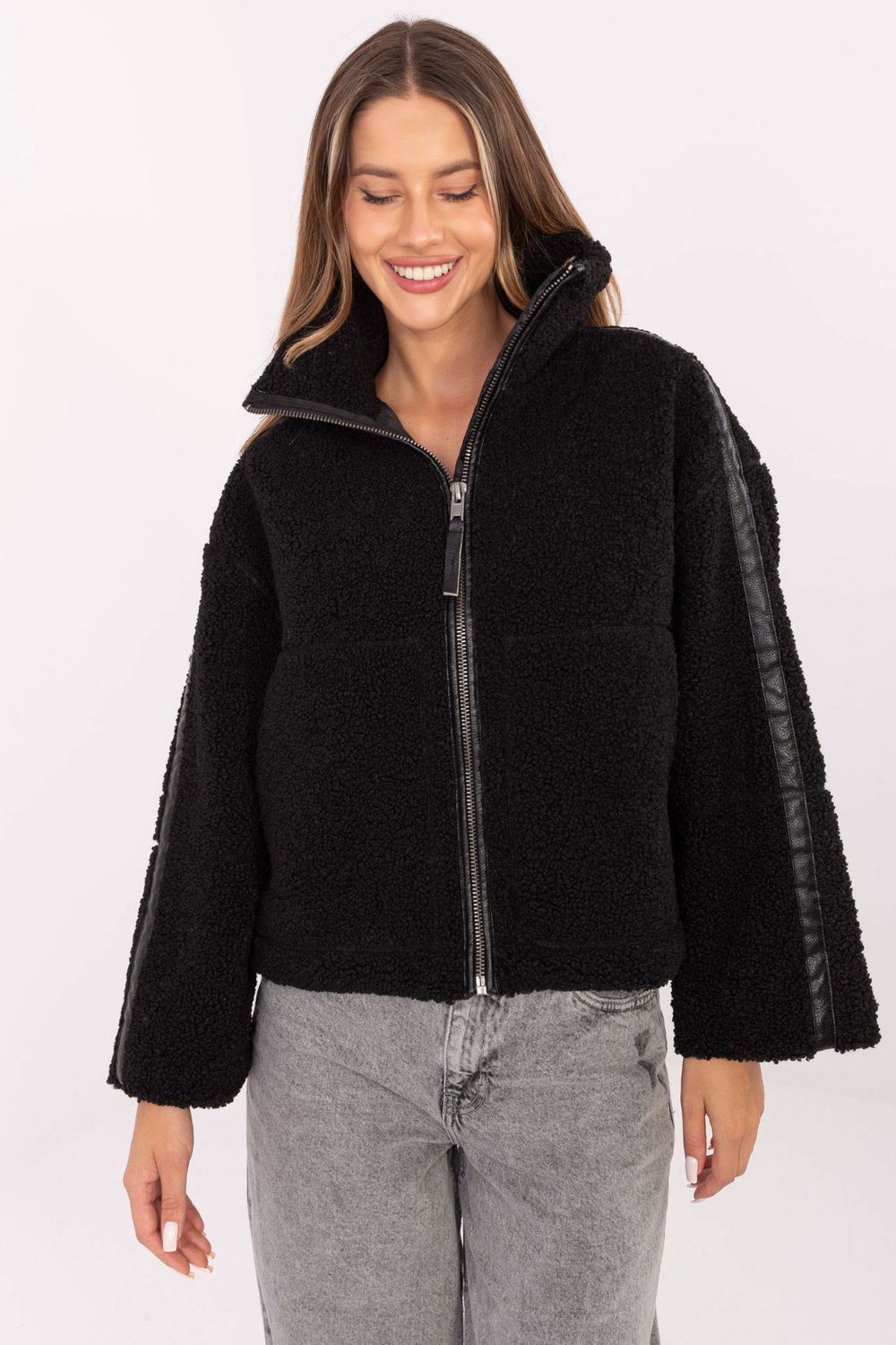 Kurtka Damska Model D46014XB43433A2 Black - Sublevel