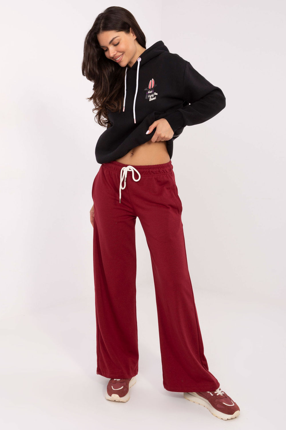 Spodnie Dresowe Model RV-DR-A590.08 Bordo - Relevance