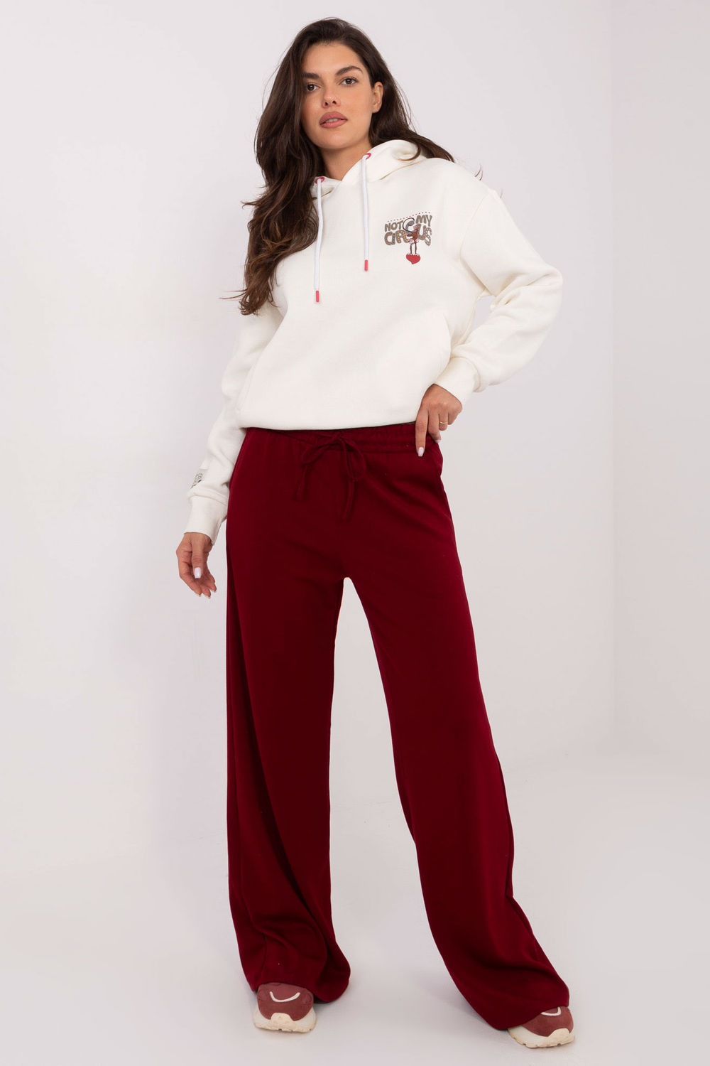 Spodnie Dresowe Model RV-DR-A611.52 Bordo - Relevance