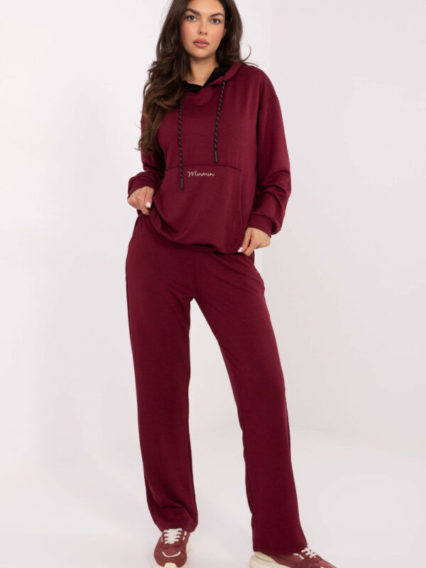 Spodnie Komplet Model RV-KMPL-A903.23 Bordo - Relevance