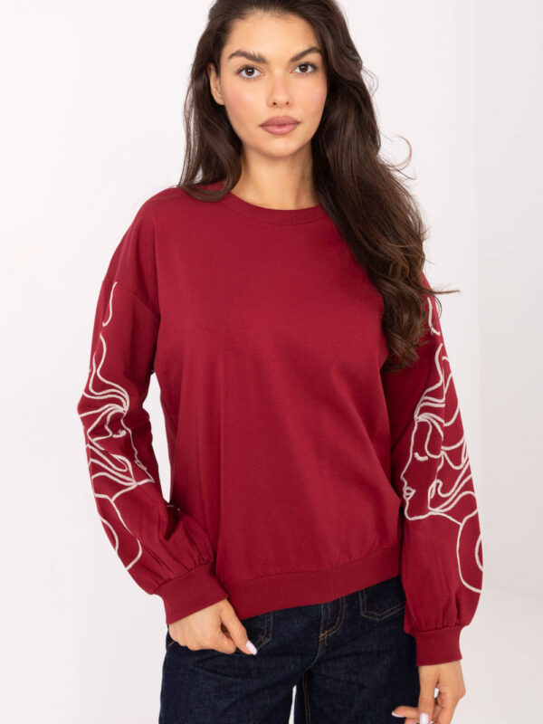 Bluza Damska Model RV-BZ-A176.56 Bordo - Relevance