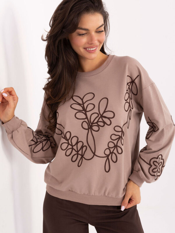 Bluza Damska Model RV-BZ-A175.02 Dark Beige - Relevance