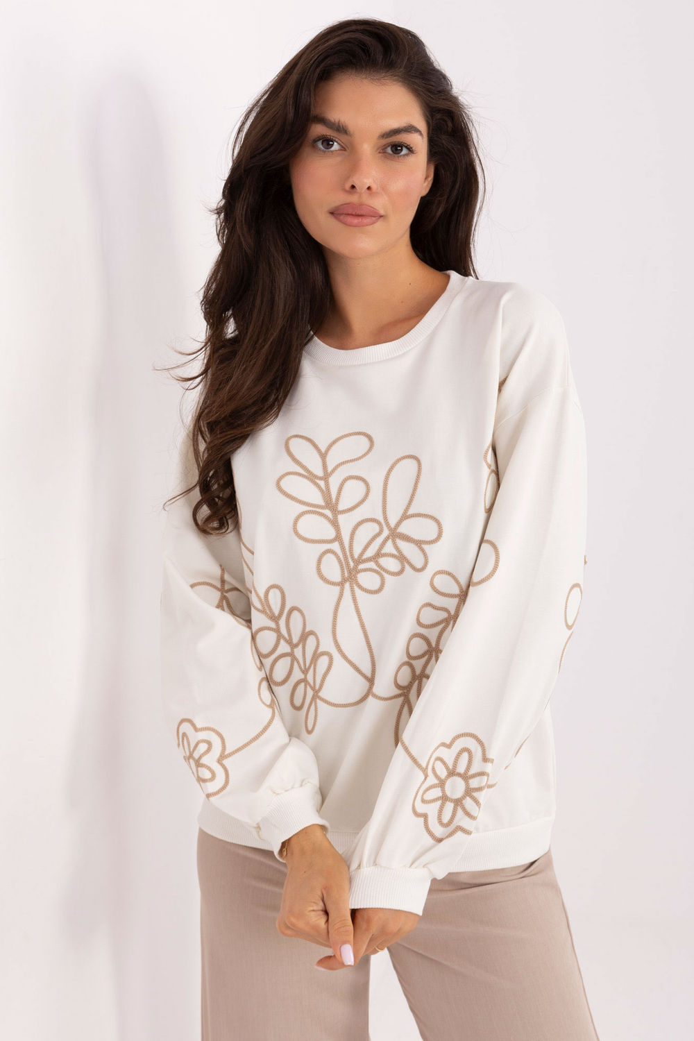 Bluza Damska Model RV-BZ-A175.02 Eecru - Relevance