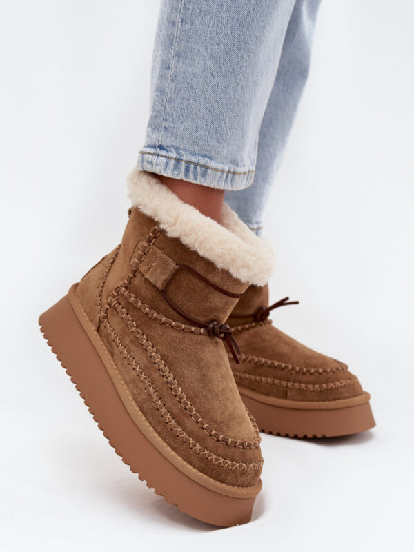Śniegowce Model Big Star SS274373 Camel - Step in style