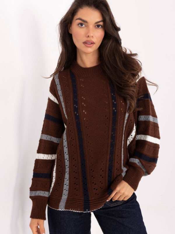 Sweter Damski Model IT-SW-93115.13 Brown - Factory Price