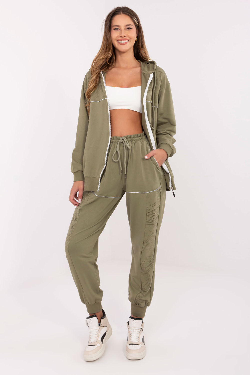 Spodnie Komplet Model RV-KMPL-A881.15 Khaki - Relevance