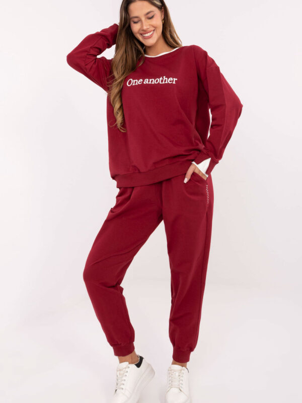 Spodnie Komplet Model RV-KMPL-A883.68 Bordo - Relevance