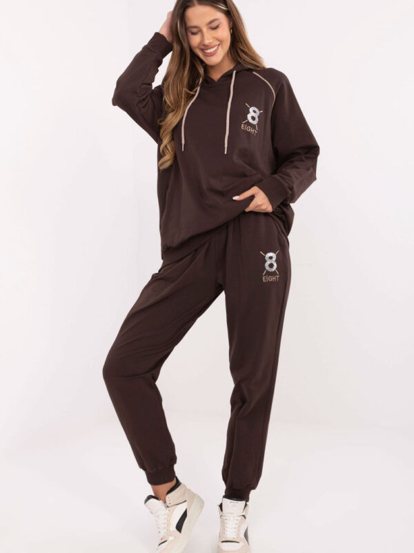 Spodnie Komplet Model RV-KMPL-A884.22 Dark Brown - Relevance