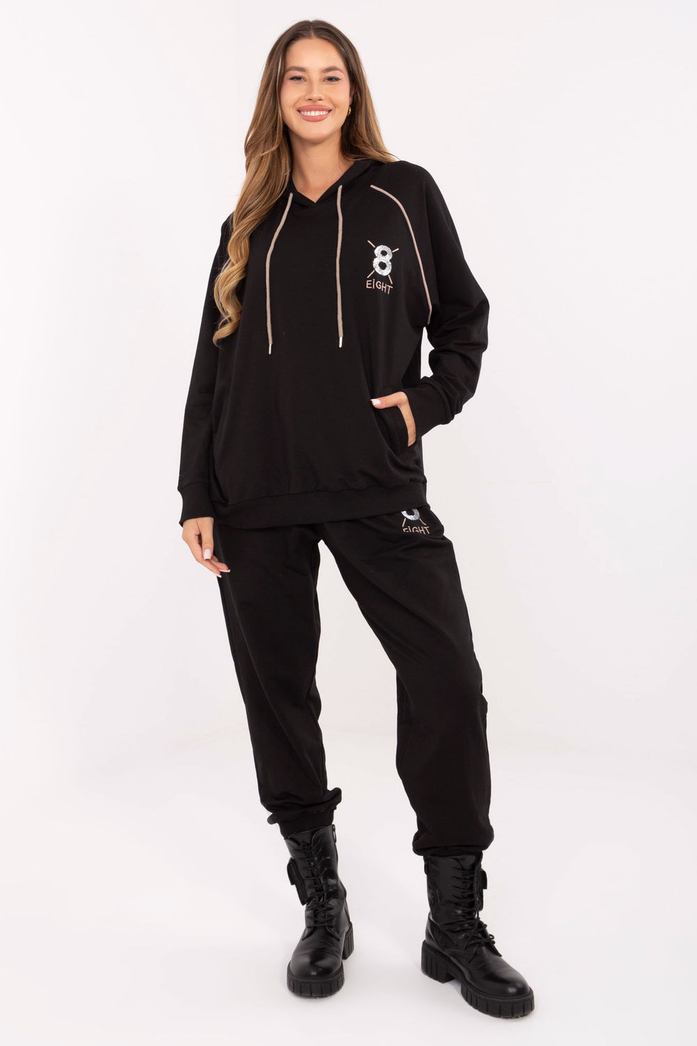 Spodnie Komplet Model RV-KMPL-A884.22 Black - Relevance