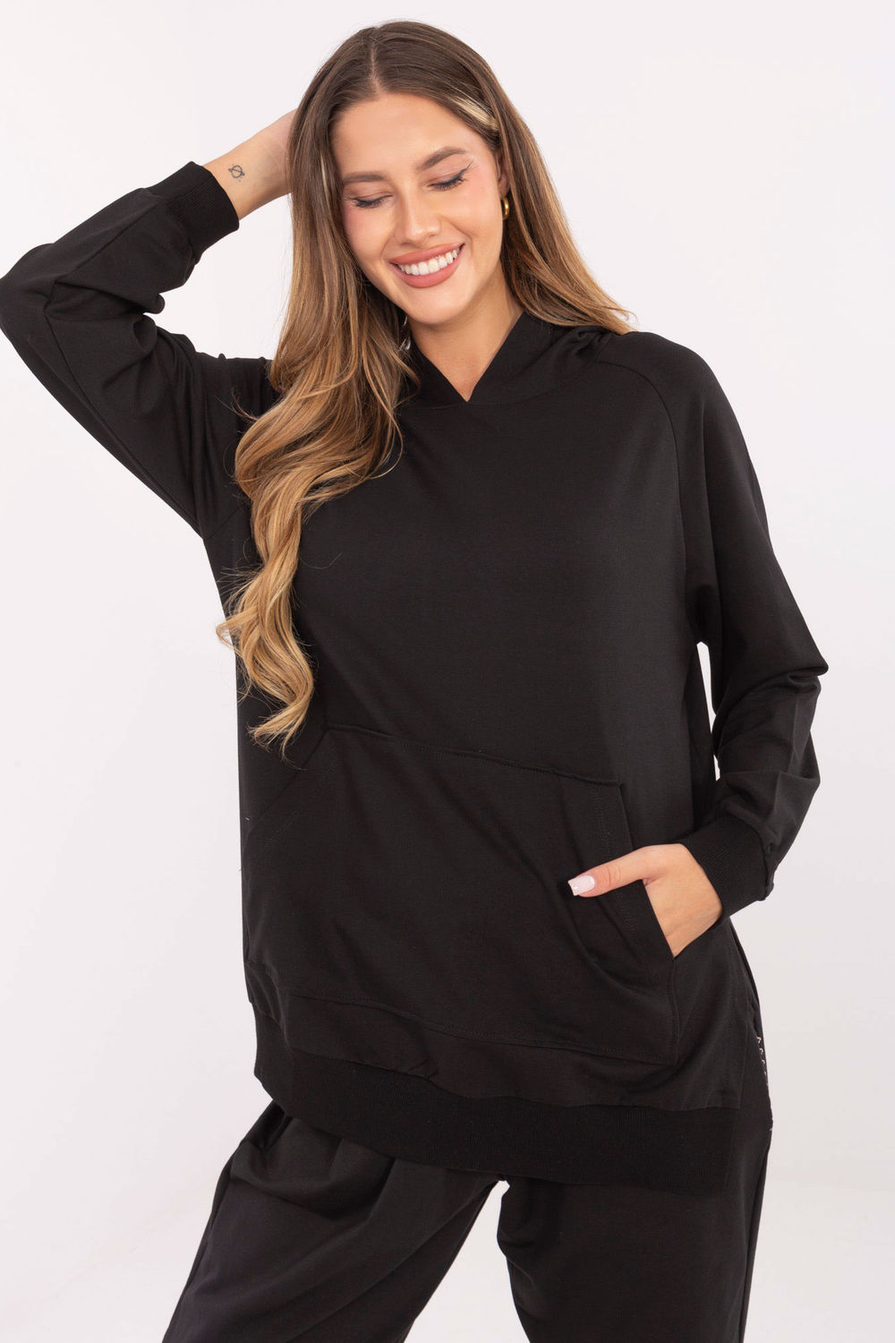 Bluza Damska Model RV-BL-A168.18 Black - Relevance