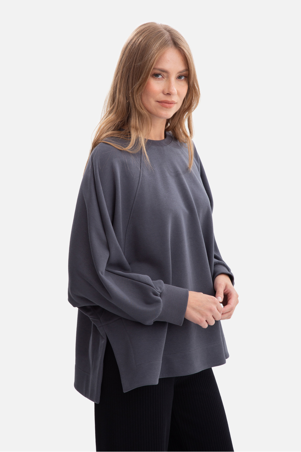 Bluza Damska Model B306 Stal - BeWear