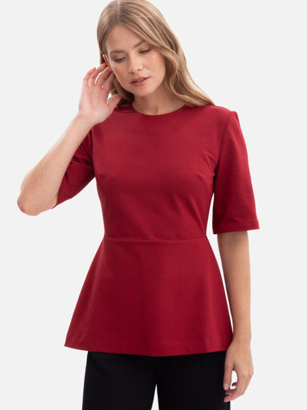 Bluzka Model B305 Bordo - BeWear