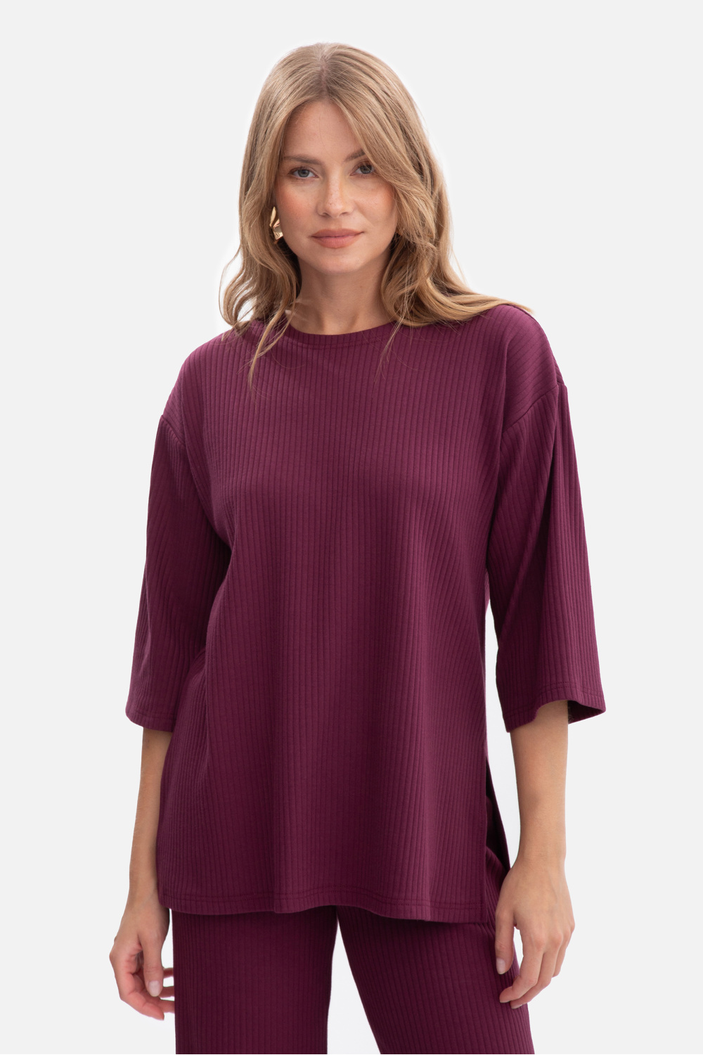 Bluzka Model B301 Śliwka - BeWear
