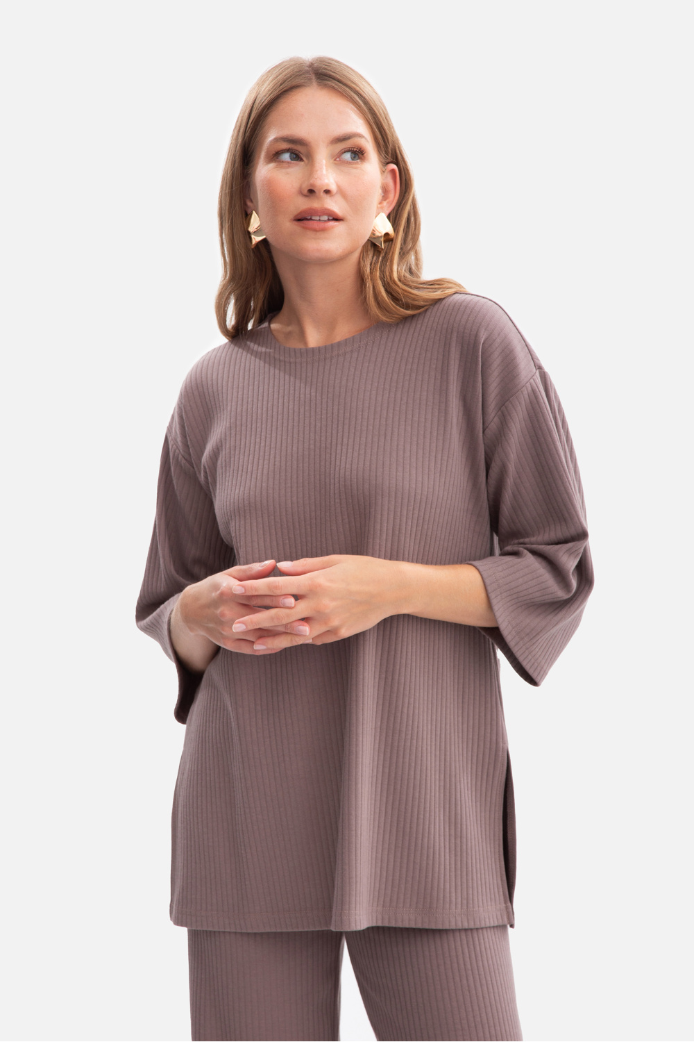 Bluzka Model B301 Cacao - BeWear