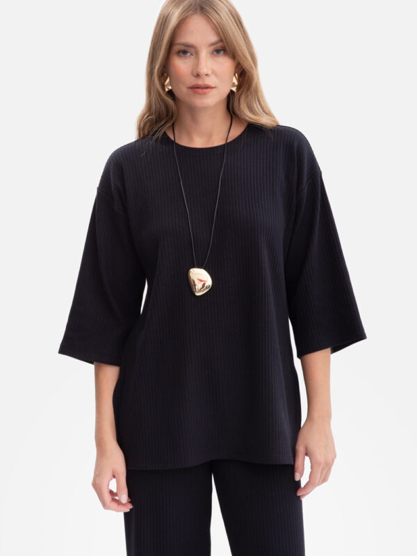 Bluzka Model B301 Black - BeWear