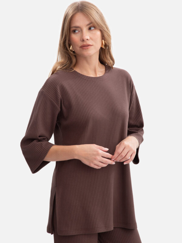 Bluzka Model B301 Brown - BeWear