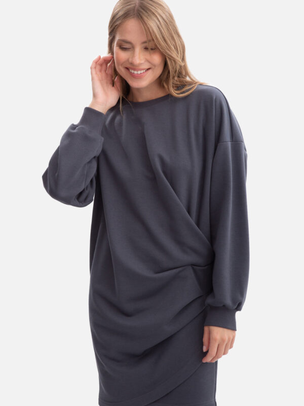 Sukienka Model B298 Stal - BeWear