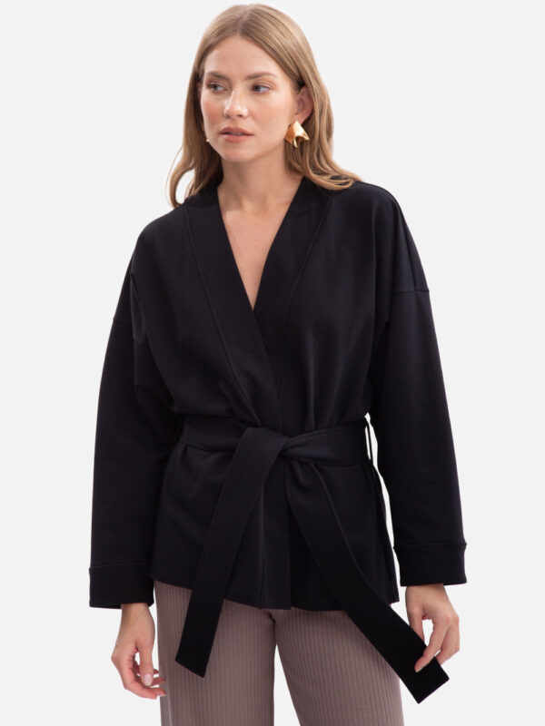 Narzutka Model B297 Black - BeWear