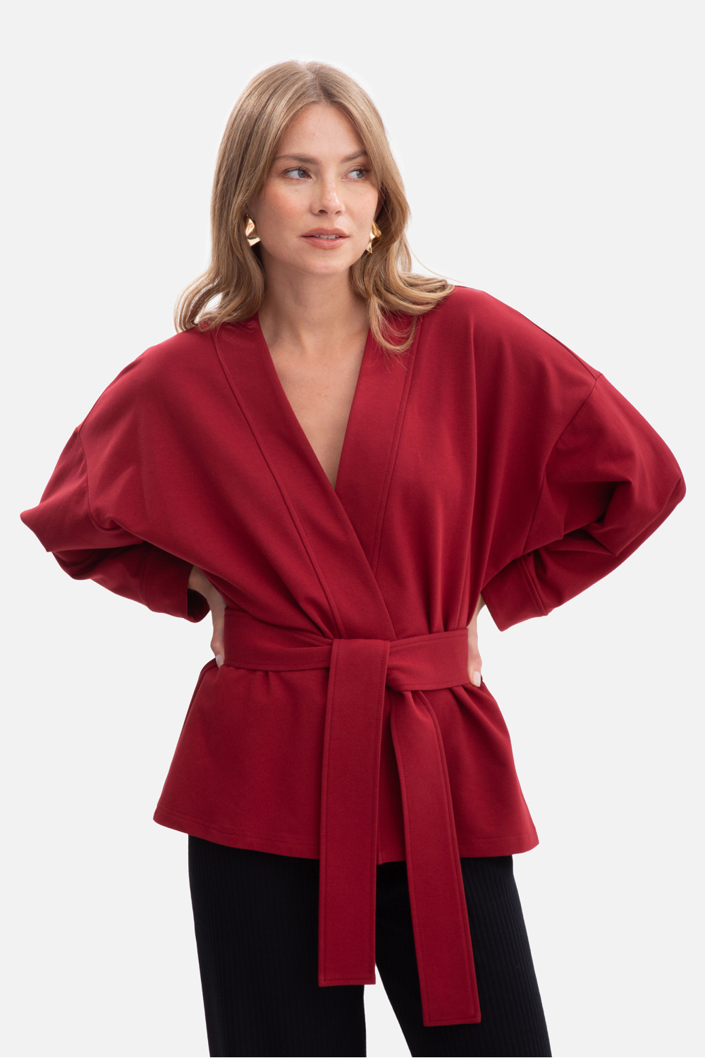 Narzutka Model B297 Bordo - BeWear