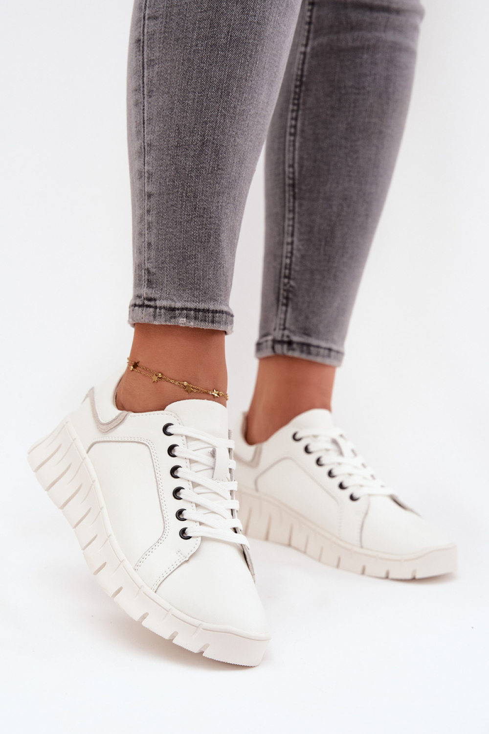 Półbuty Model Vinceza 41493 White - Step in style